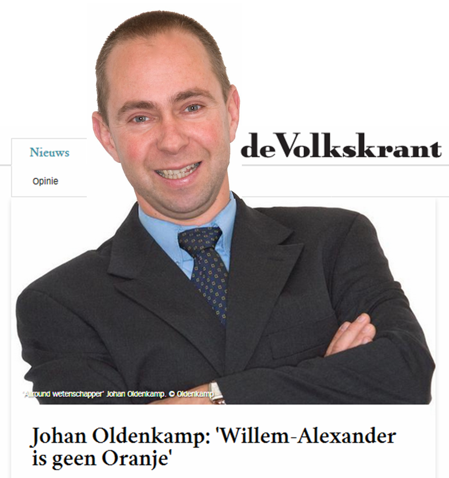 Johan Oldenkamp in De Volkskrant over neporanjes